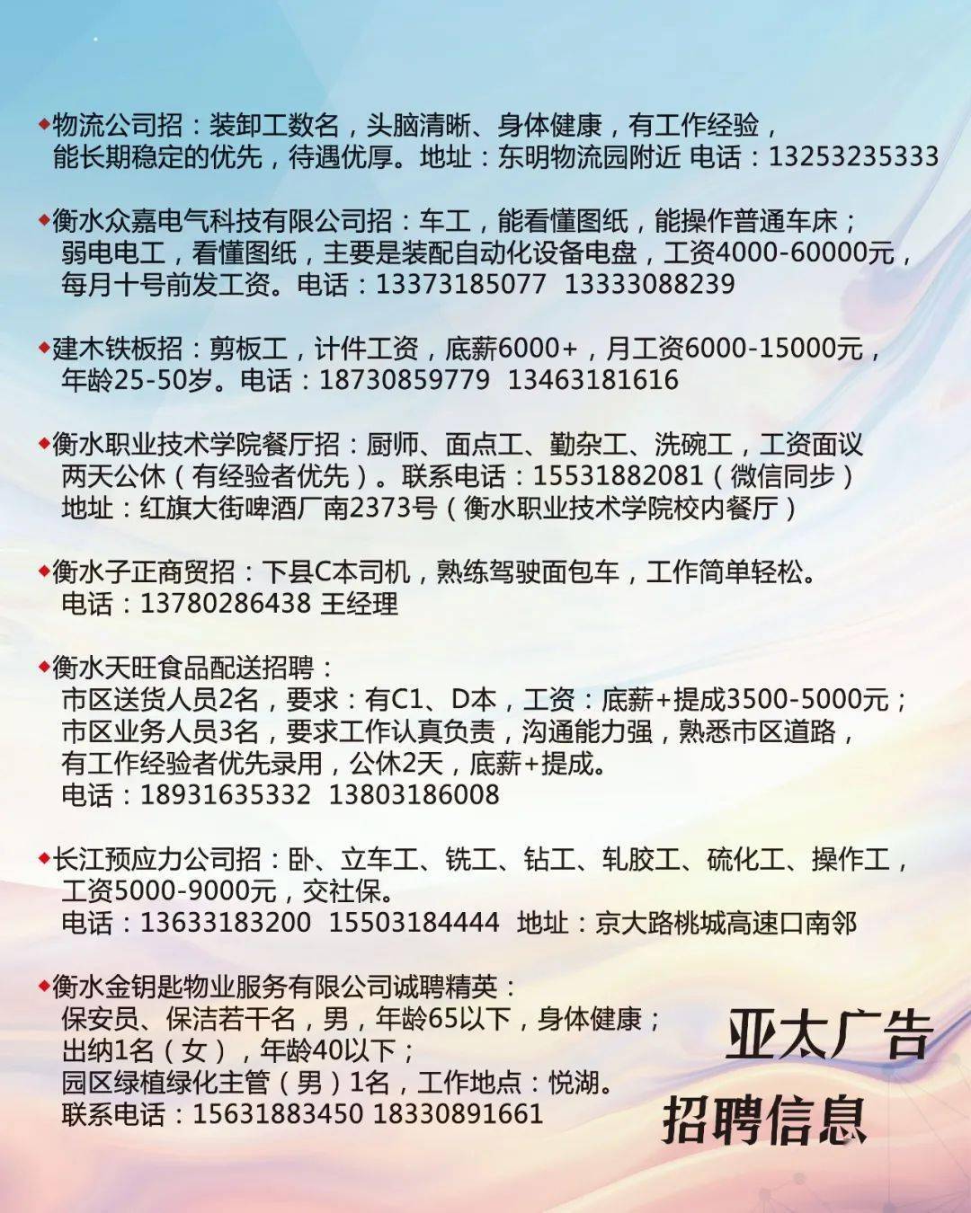 濮阳最新招聘信息，小巷深处的惊喜工作之店