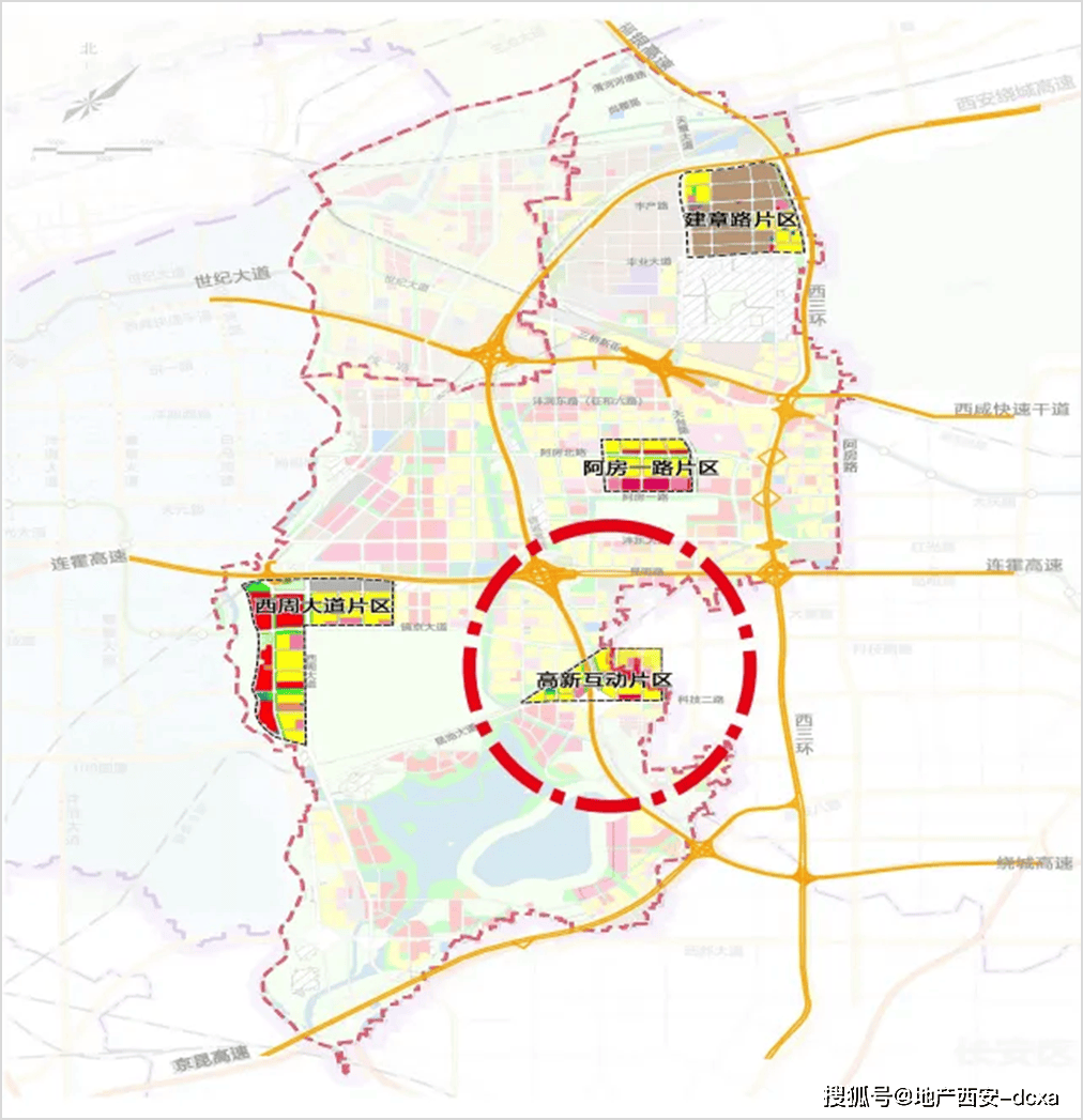 沣东新城最新规划图